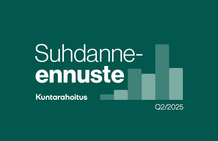 Kuvassa on suhdanne-ennusteen tunnus.